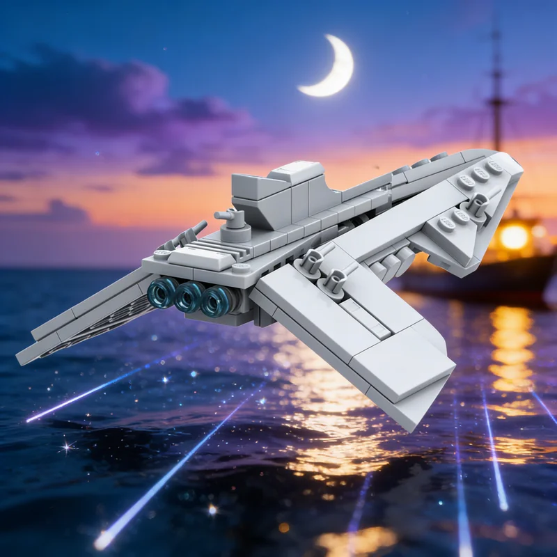

143pcs MOC 1 Trenchant Class Cruiser Star Battle Model Building Blocks Creative Gift DIY Display Decor Adult Premium Kids Desk