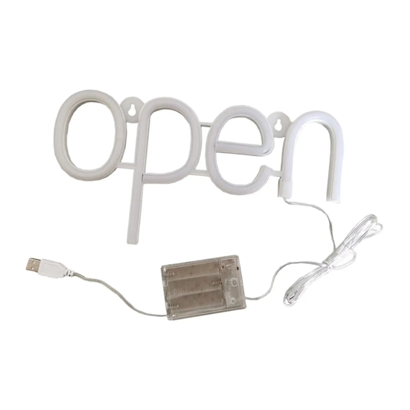 LED Open Sign Lighting Light luci al Neon lampada Fixture Restaurant Salon Bar alimentato a batteria per Cafe Pun Home Game Store Room