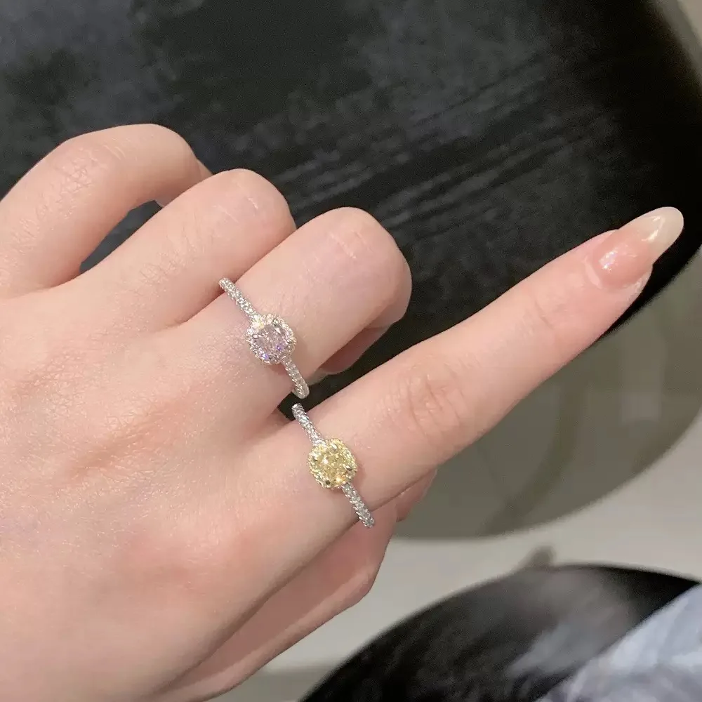 

Классическое двухцветное квадратное кольцо с геометрическим рисунком, женские романтические юбилейные украшения, подарки для девочек