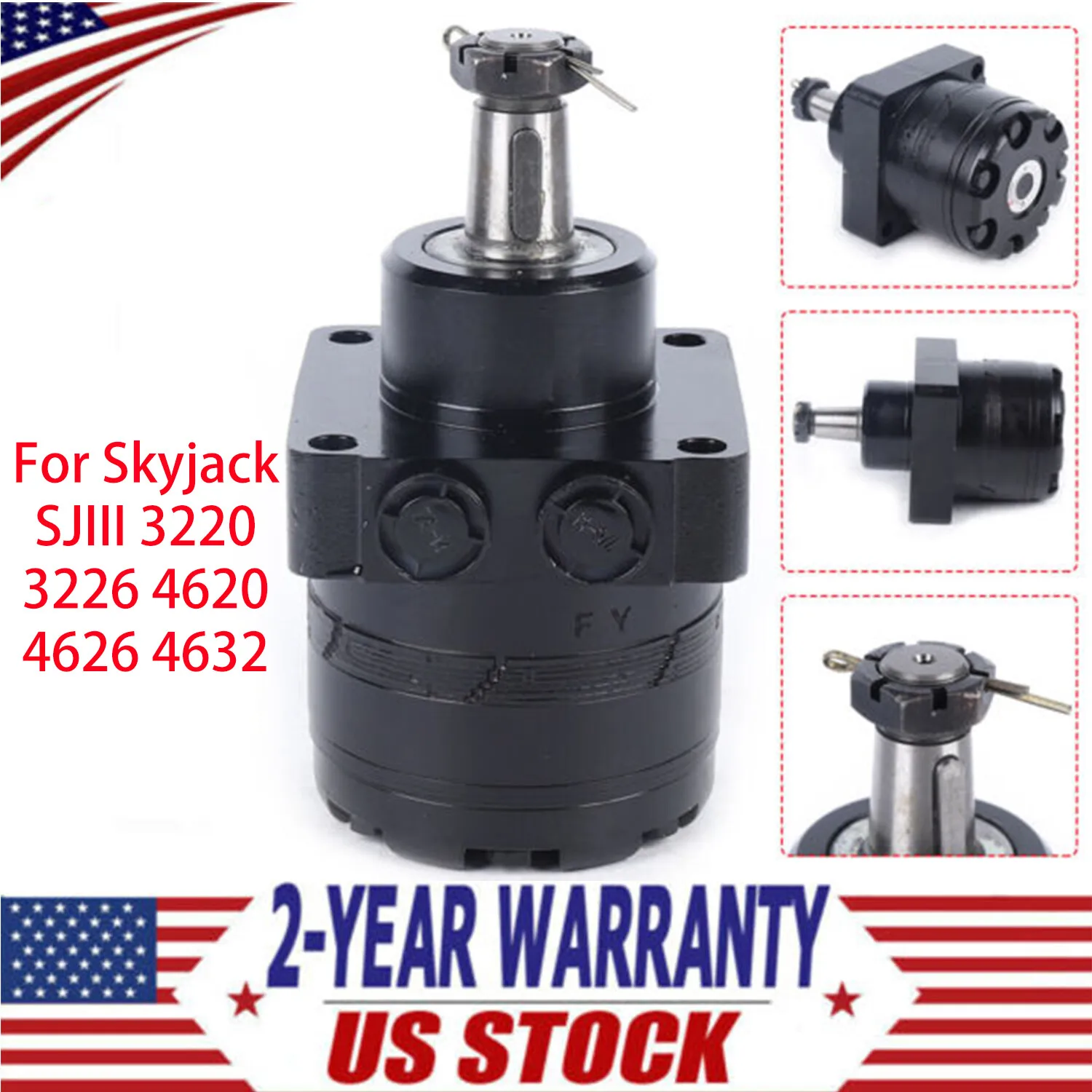 

Hydraulic Drive Motor for Skyjack Scissor Lift Models 103129 Sjiii3220/3226 100% Brand New and High Quality, Durable