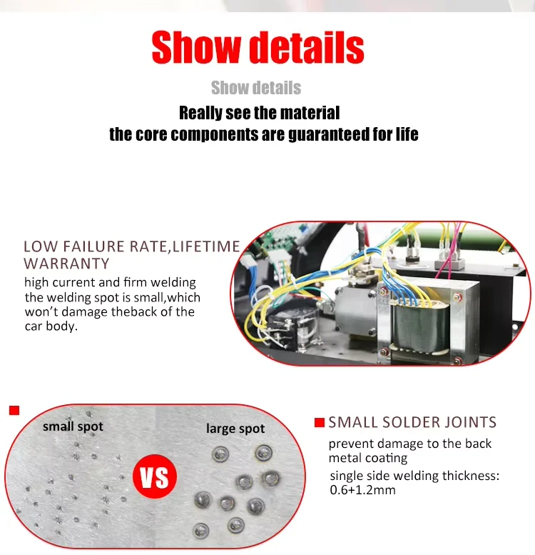 F95L Latest Product Electric Car Dent Puller Spot Machine Dent Repair Puller Dent Puller