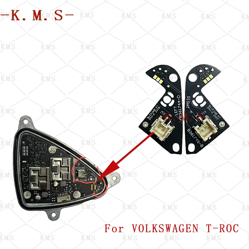 2GA941479A Centralita de faro de xenón para Volkswagen T-ROC, panel de luz diurna LED izquierda 2GA941479