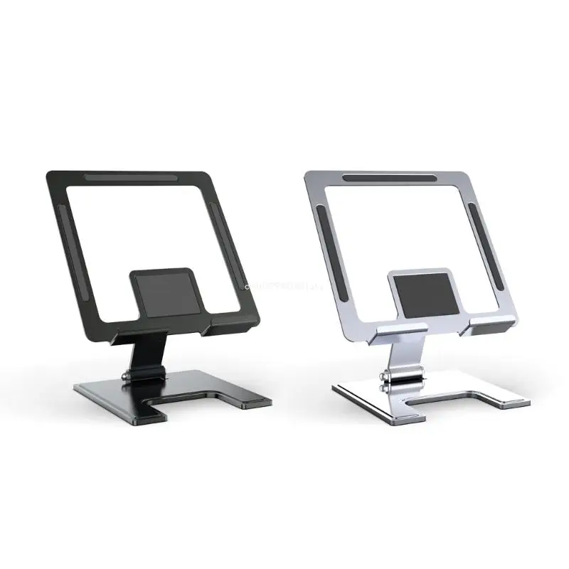 Tablet Holder Foldable Aluminum Desktop Tablet Holder for Tablet Laptop Phone Dropship