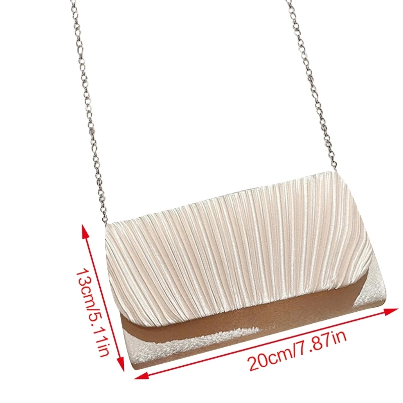 Bolso noche para mujer, bolso mano boda con cadena desmontable, bolsos hombro elegantes