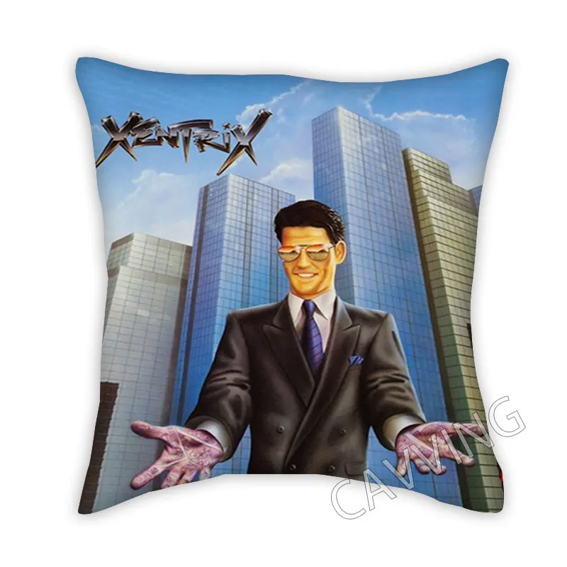 

XENTRIX BAND 3D Printed Polyester Decorative Pillowcases Throw Pillow Cover Square Zipper Cases Fans Gifts