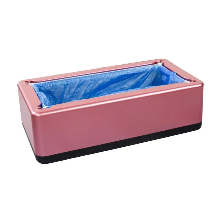 AT33 Automatic Shoe Cover Machine With100Pcs Disposable Shoe Covers Hand-Free Automatic Shoe Cover Dispenser Home Office A