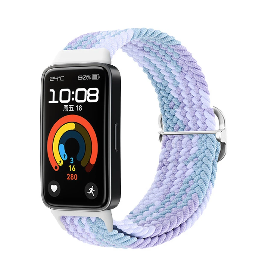 Nylon Gevlochten Band Voor Huawei Band 8 9 10 Sport Vervanging Armband Riem Voor Huawei Band 8 9 10 Polsband Correa accessoires