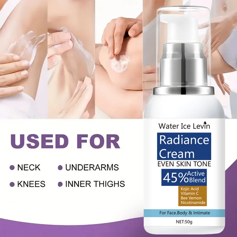 

Even Skin Tone Cream - Contains Niacinamide and Glycerin, Alcohol-Free, Suitable for All Skin Types, Moisturizing and Brightening, Suitable for Private Areas, Elbows, Inner Thighs and Bikini Areas