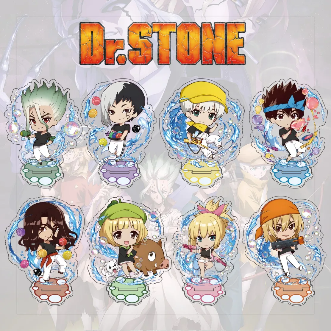 New Dr.STONE 10cm Anime Acrylic Stand Tabletop Decorations Lucifer Accessories Decor Gifts Exquisite Product