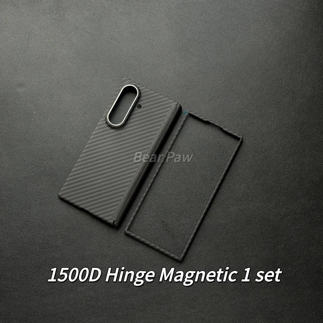Etui magnetyczne z włókna aramidowego i węglowego do Samsung Galaxy Z Fold 8 Ultra, ultracienkie, kompatybilne z Magsafe, etui z włókna na zawias, szerokie etui do Fold 8 — zdjęcie produktu 5