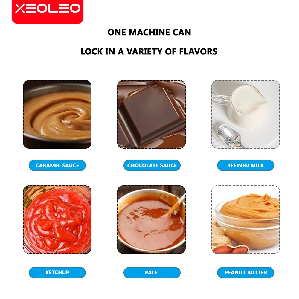 XEOLEO 80W Single Sauce Warmer Electric Chocolate Warmer Machine  Sauce Bottle Warmer Stainless Steel Jam Thermos