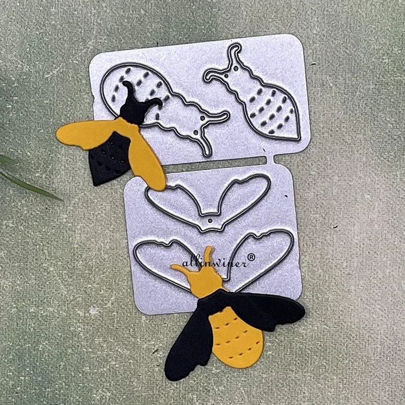 

New Cute Bee decoration DIY Craft Metal Cutting Die Scrapbook Embossed Paper Card Album Craft Template Stencil Dies