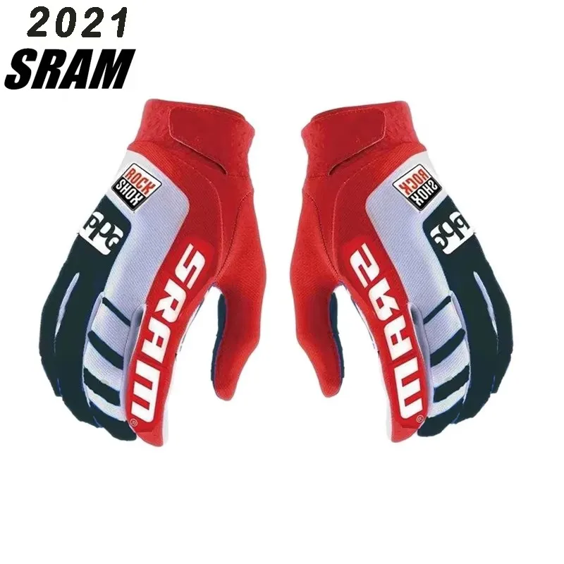 2026 New for SRAM Bicycle Gloves BMX Racing Cycling Gloves ATV MTB Off Road STREAM Motorcycle Gloves Mountain Bike Gloves