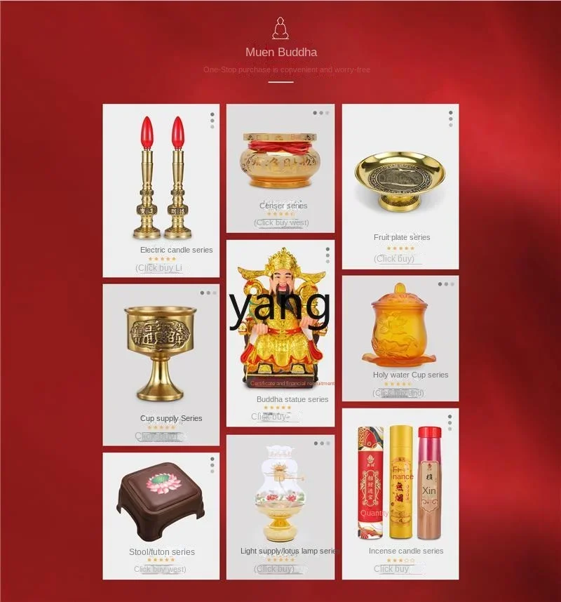 Lmm Wall-Mounted Altar Household Altar Wall-Mounted Avalokitesvara Buddha Cabinet Altar Buddha Shrine Shrine Cabinet