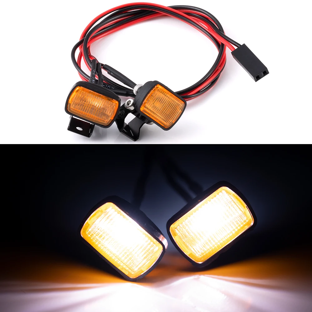 AXSPEED 1Set LED Lichter Scheinwerfer Scheinwerfer für TRX-4 TRX-6 Axial SCX10 90046 Wraith 1/10 RC Auto Dekoration Teile Zubehör