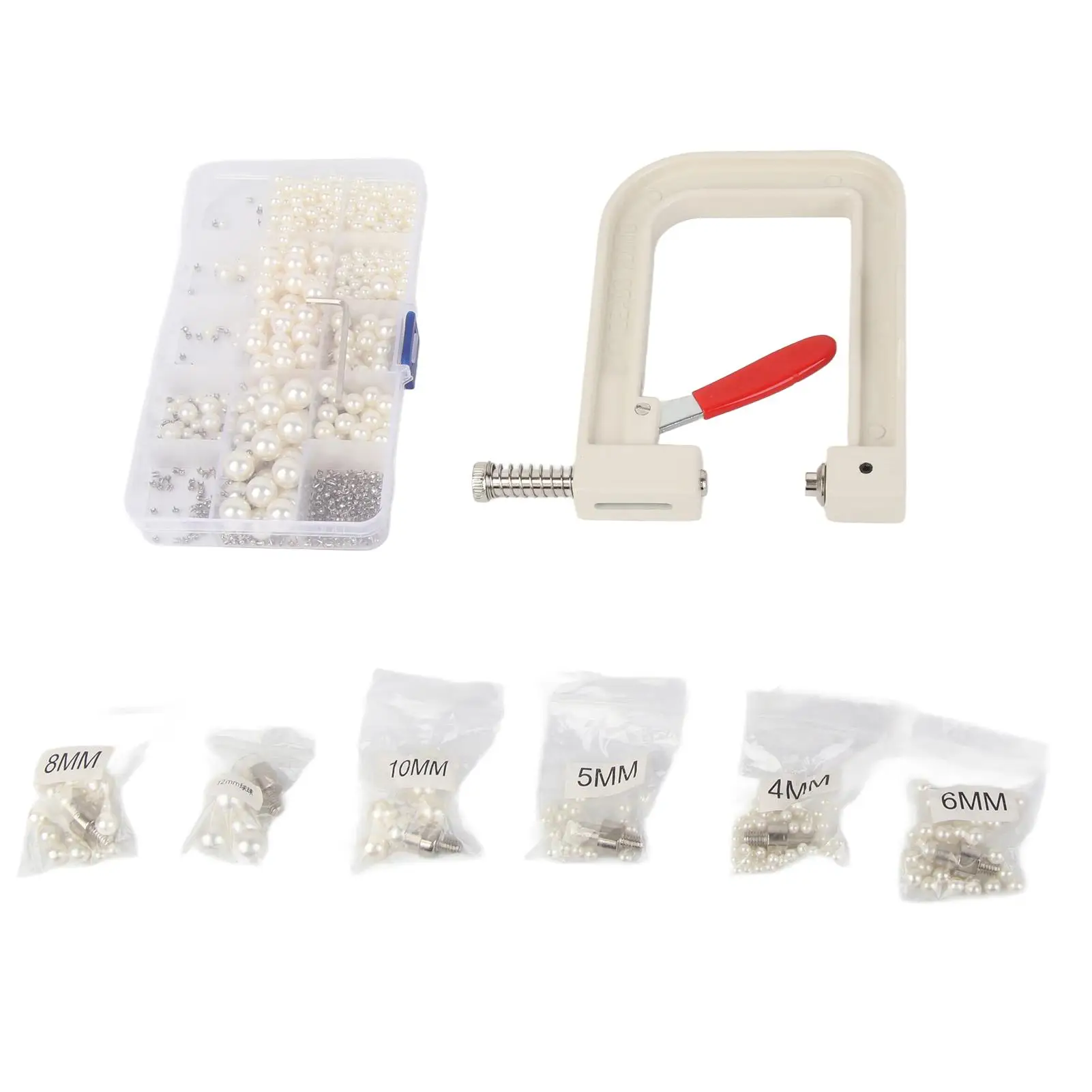 

Hand Press Pearl Setting Kit Accurate Positioning Manual Machine for diy Crafts