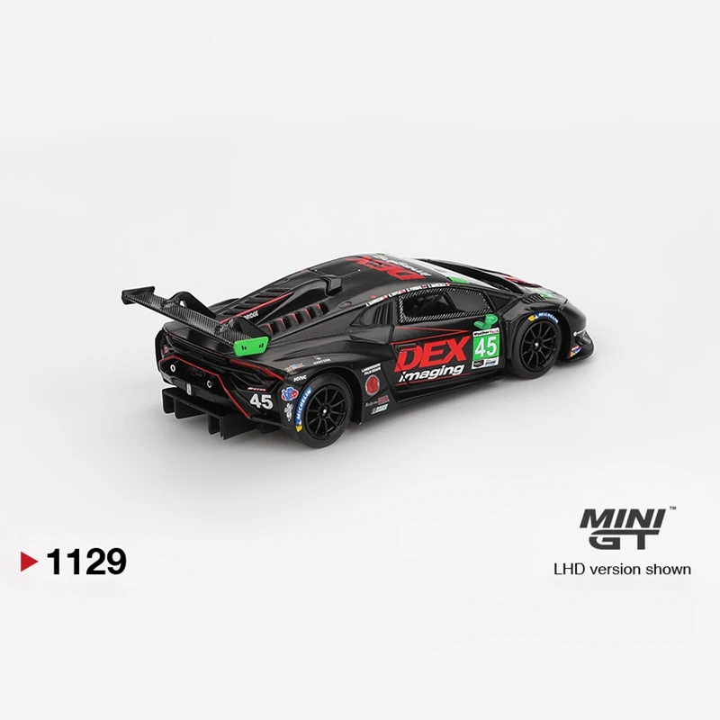 Diecast Car Model MINIGT MINI GT Huracan GT3 EVO2 #45 No.45 1:64