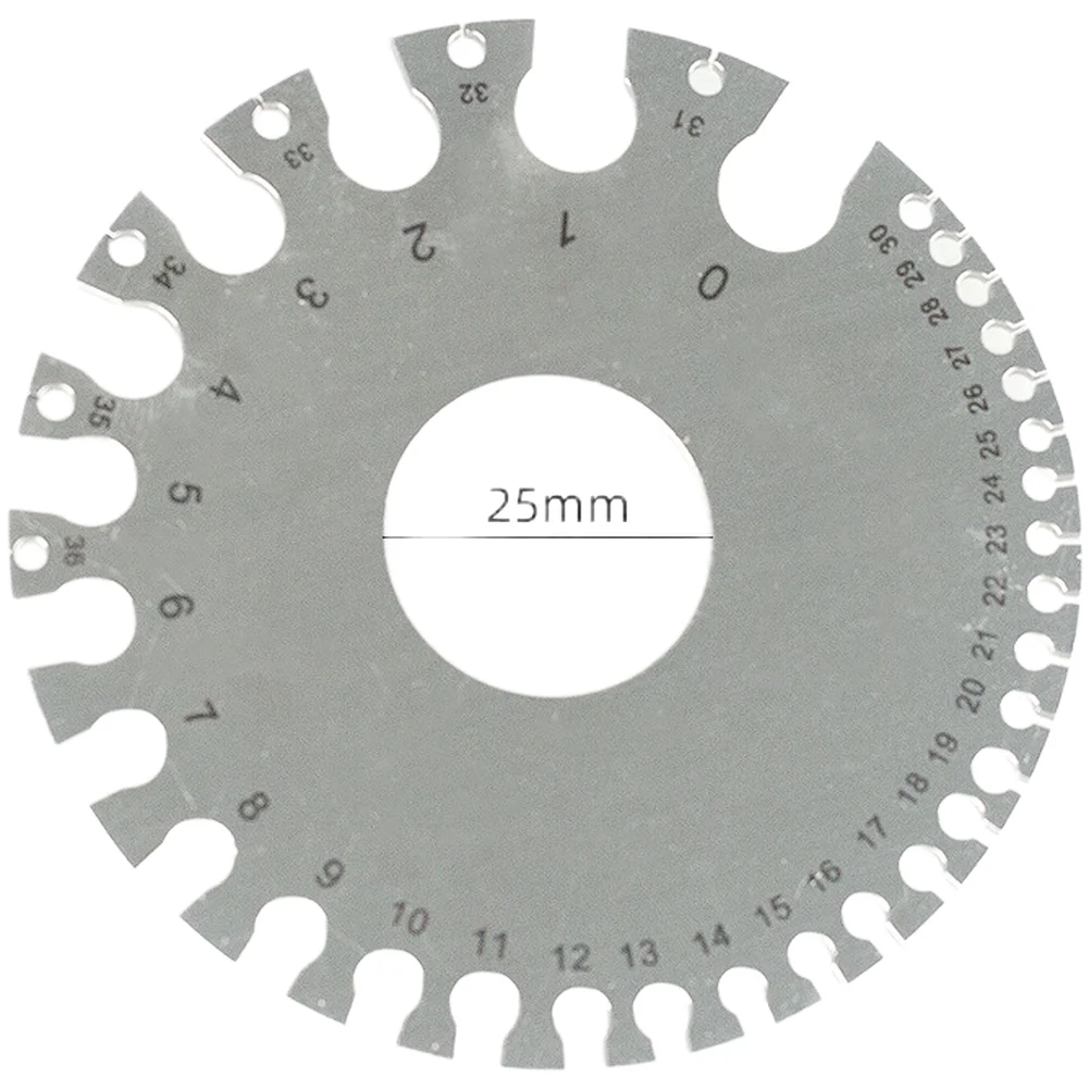 4pcs/Set Drill Bit Angle Gauges Stainless Steel Drill Sharpener Tools Drill Bit Sharpening Gauge Measuring Tool