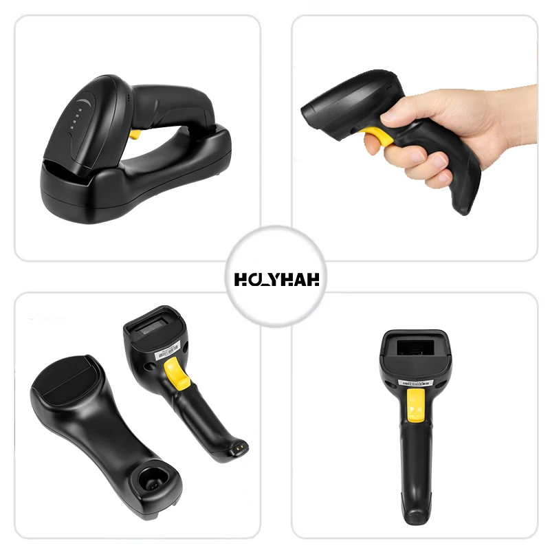 Barcode Generator QR Code Scanner Wireless Barcode Scanner Machine With Memory Handheld Bar Code Scanning Reader