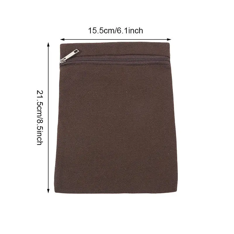 Polyester New with Zipper Sew-in Side Hidden Pocket Polyester Durable Inside Security Pocket Solid Color Travel Wallet Pouch