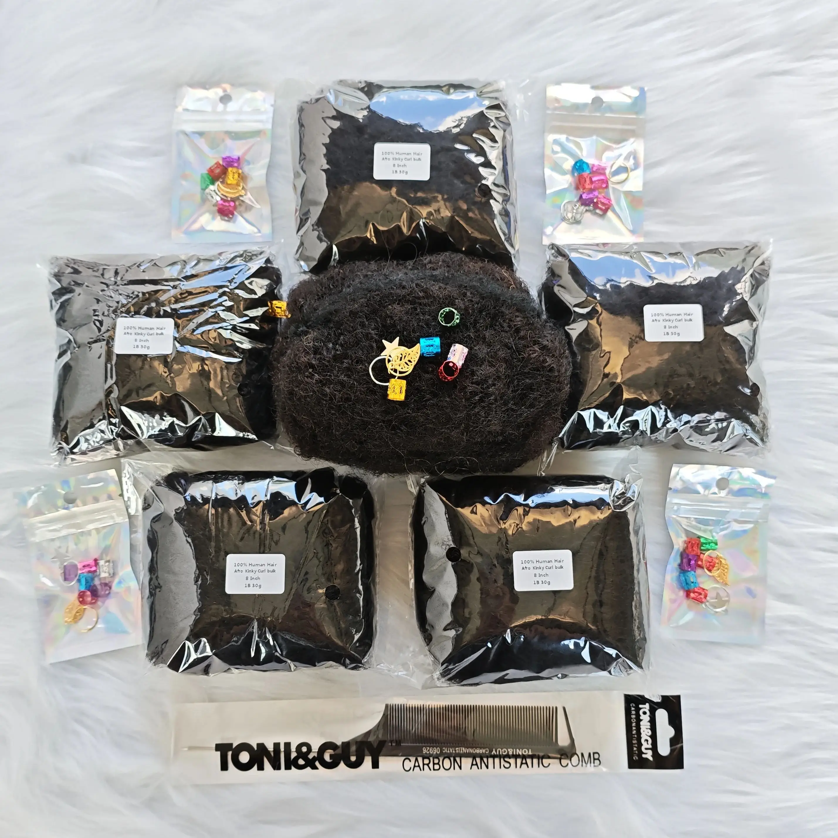 

Афро-кудрявые завитки, 100% человеческие волосы, объемное наращивание, плетение крючком, плетеные ремонтные локоны, волосы без утка для локонов, 30 г/шт.