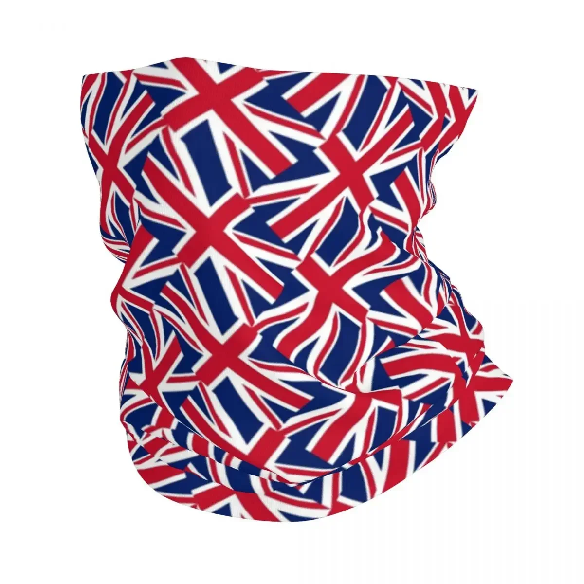 United Kingdom Flag Bandana Neck Warmer Men Women Winter Hiking Ski Scarf Gaiter UK British Symbol Face Cover