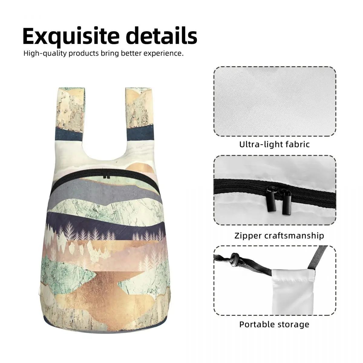Golden Spring Reflection Student Backpack School Bag Hiking Travel Daypack for Men Women Storage Bookbag Shoulder Bags