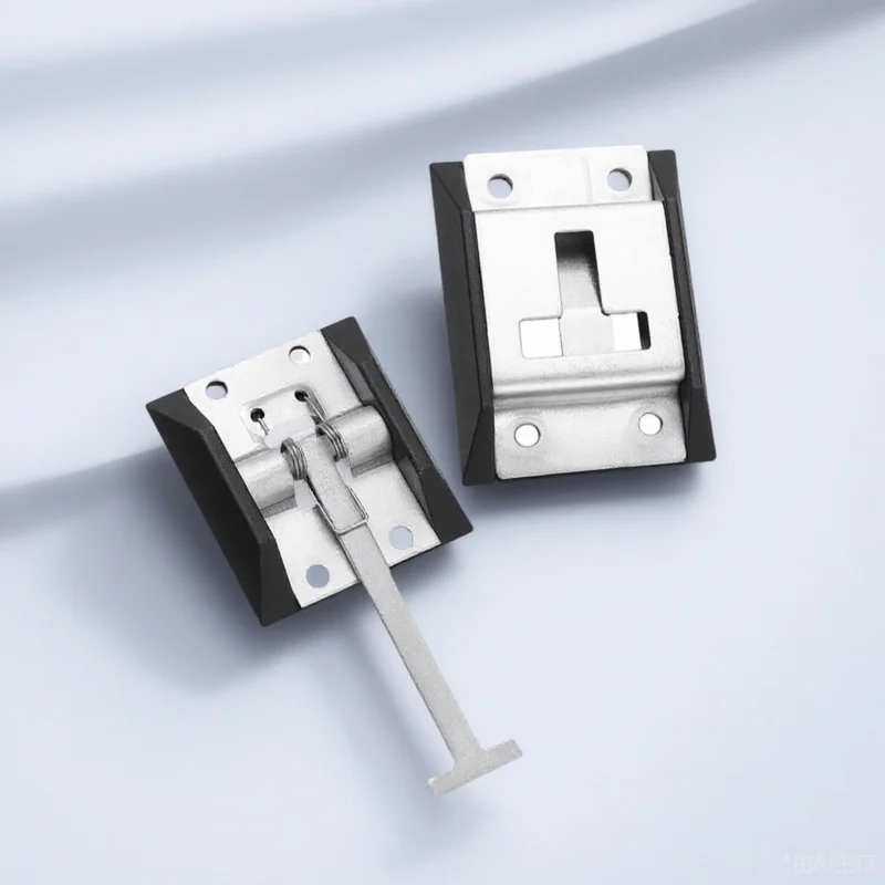 

2 set Cargo Trailer Door Latch Camper Door Holder Replacement T Handle For Rv Trailer Container Metal Zinc Plated Secure Closure