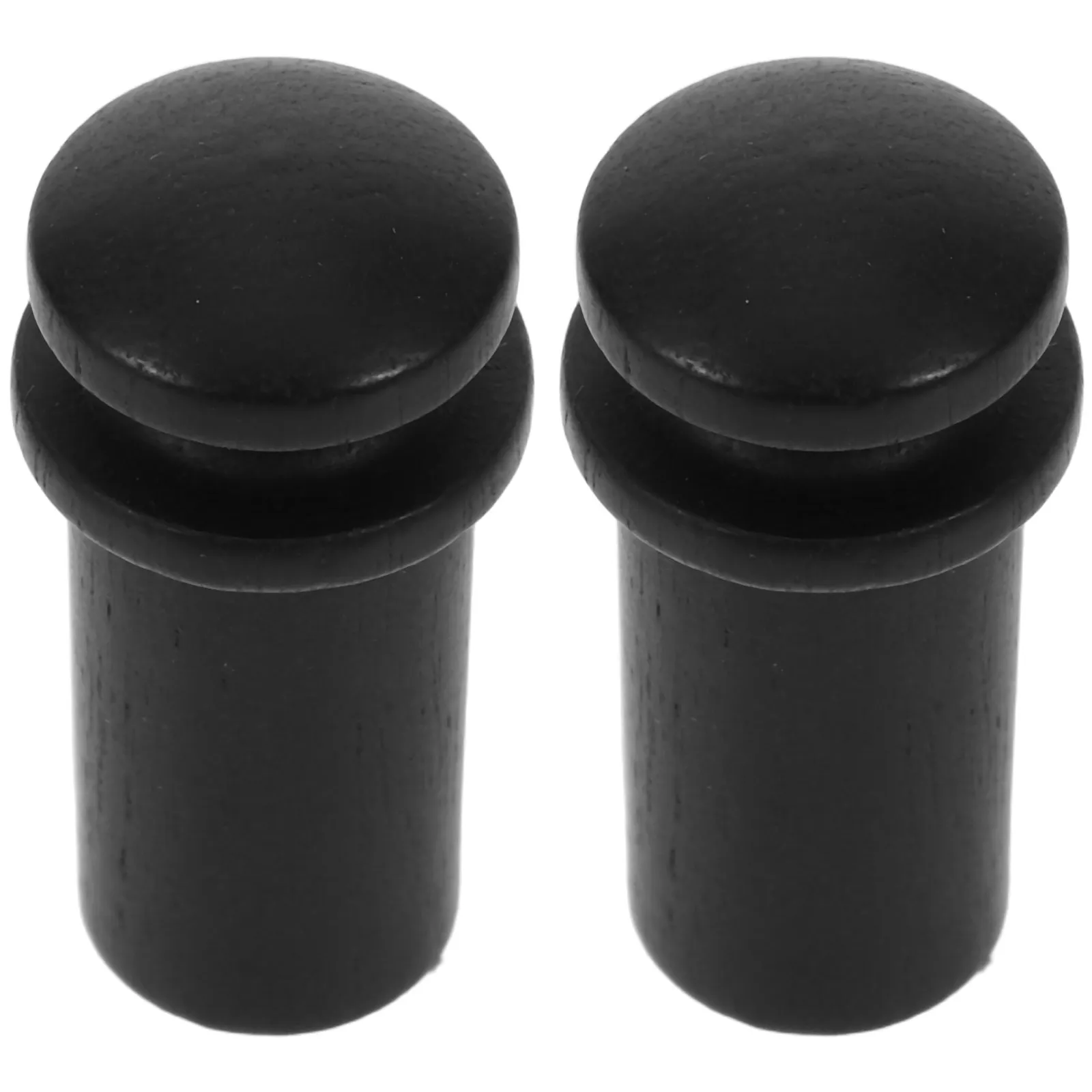 2Pcs Guitar Tailnail Wood Pins Strap Lock Set Replacement for Electric Acoustic Bass Ukulele Mandolin Accessories