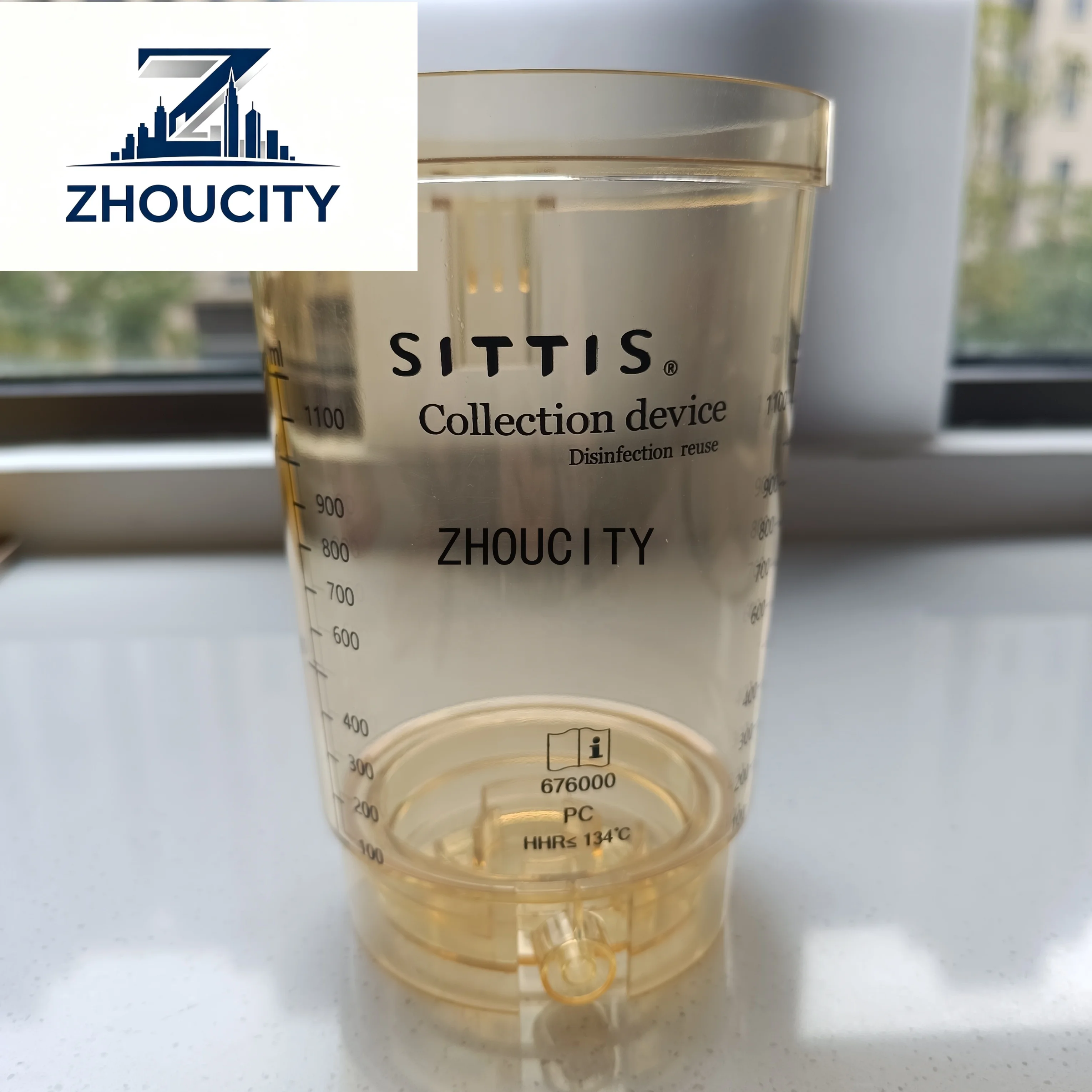 OEM 1200ml Plastic Canister for Manual Fat Collector System Autoclavable Metal Base Accessory