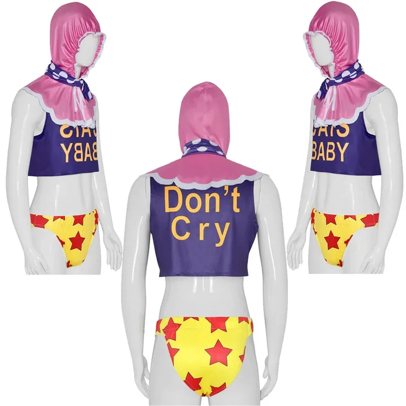 Senor Rosa Cosplay Baby Rollenspiel Outfits Anime One Cosplay Stück Kostüm Erwachsene Männer Fantasy Fancy Dress Up Party Kleidung