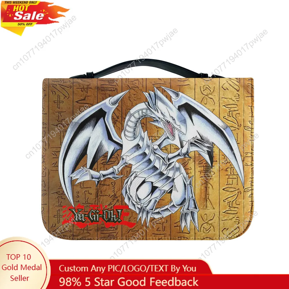 Yu Gi Oh Anime Yugi Muto Bible Bags Christian Gifts Personalized Cover Bible Pack Waterproof Leather Bag Pockets Package Case