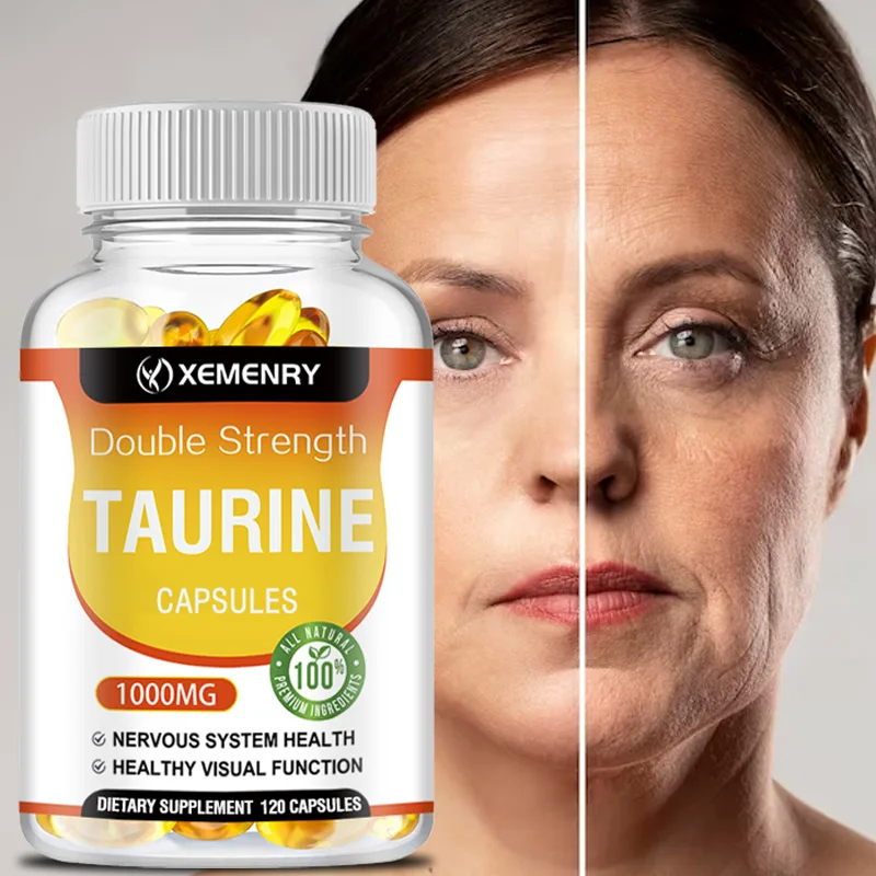

Taurine Capsules - It Helps Maintain The Health of The Nervous System, Promotes Brain Function, and Enhances Memory