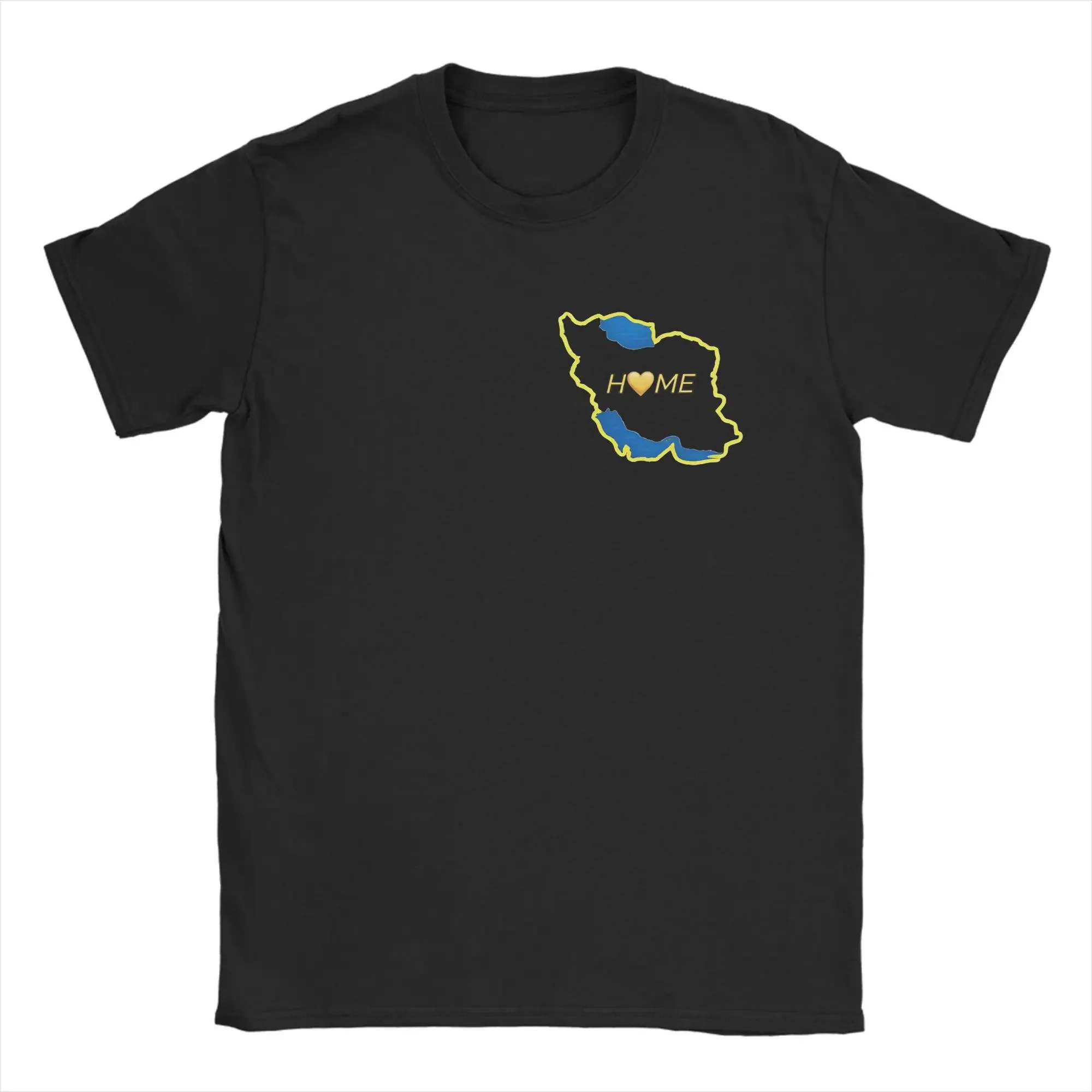 Iran the Motherland T-Shirts for Men  Vintage 100% Cotton Tees Round Neck Short Sleeve T Shirts Plus Size Clothing