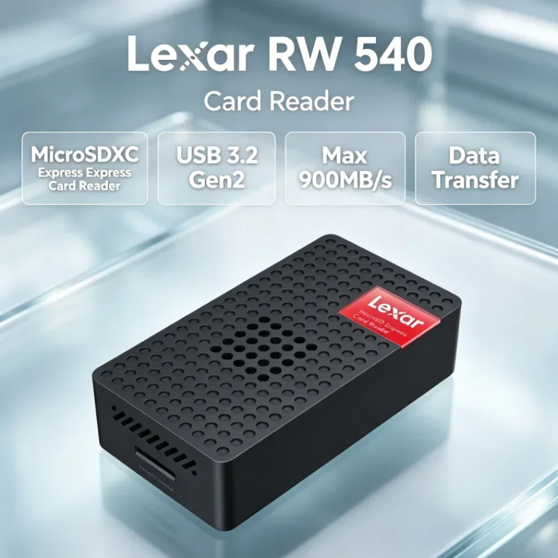 Lexar RW540 Max 900MB/s PLAY PRO MicroSD Card Reader MicroSDXC Express Card Reader for Switch 2 Data Transfer