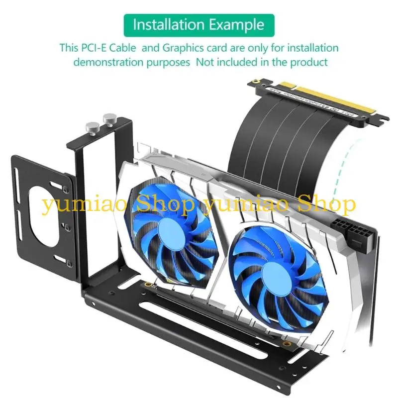 587b-金属製-gpu-取り付けフレーム-ホルダーにより、vga-の安定した垂直位置調整が可能