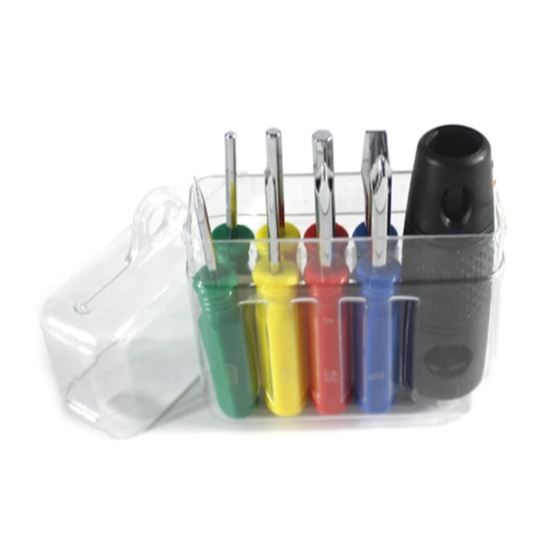 Versatile Magnetic Driver Set with 9pcs Interchangeable Screwdrivers Tips Set