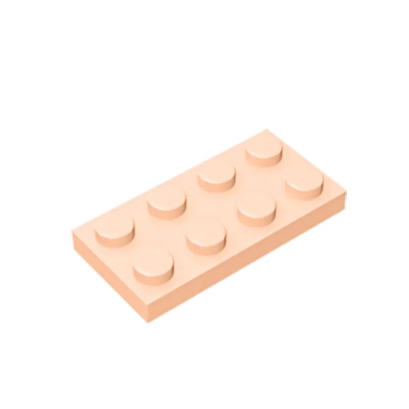 Gobricks GDS-511 Platte 2 x 4, kompatibel mit Lego 3020 Teilen, Kinder-DIY-Baustein, Partikelplatte zum Selbermachen