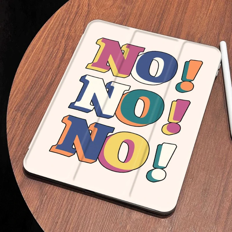 Simple NO Print Flip Smart Cover for Air 5th 4th IPad 10th Generation 10.2 9th 8th 7th Air 2/3 10.5 9.7 5th 6th Gen Tablet Case