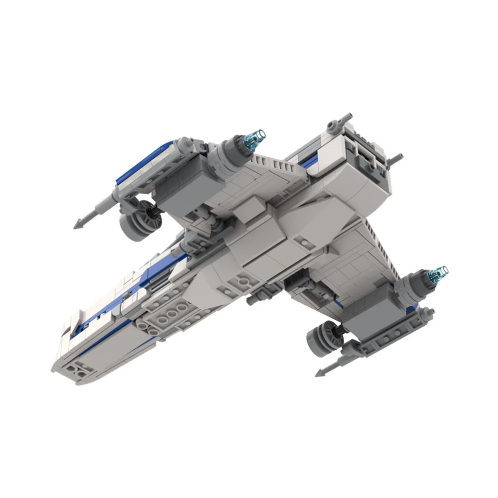 

MOC Space War Wings Fighter Bricks Model Science Fiction Movies Wings Fighter Building Blocks Assembly Toys Kids Birthday Gifts