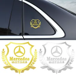 Car Wheat Badge Sticker Auto Body Side Window Fuel Tank Trunk Decorative Decals Stickers for Mercedes Benz Amg W205 W211 W212