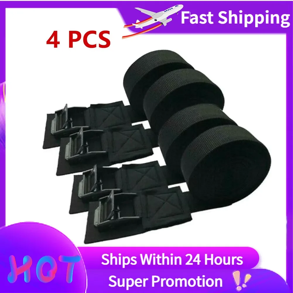 

4PCS Car Roof Rack Tie Down Straps Buckle Luggage Kayak Cam Board Surfboard Lashing Strap Tie Down Surfboard Bicycle Tool