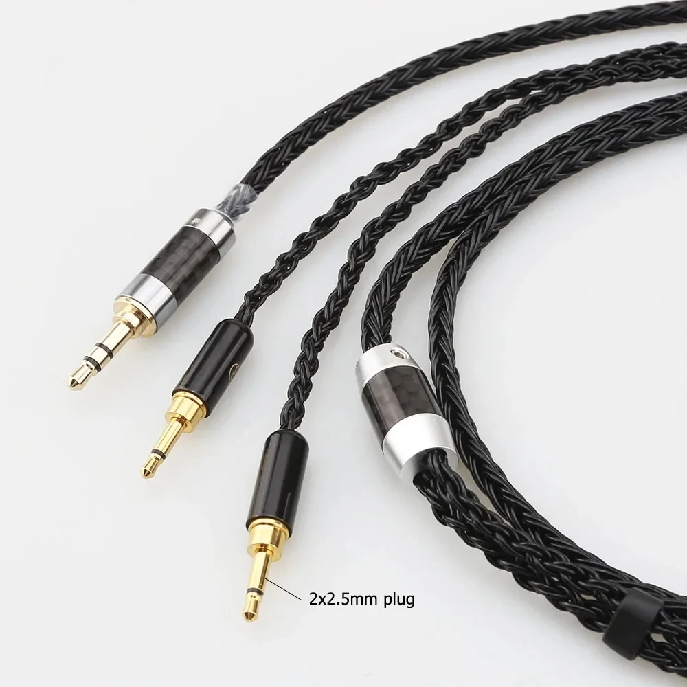 HiFi 16 Core Headphone Cable for 2x2.5mm SONY WM1A, NW-WM1Z PHA-2A Hifiman 300 400 I 1000 HE400I HE1000 HE6 V1 V2 HE 500 560 EDX