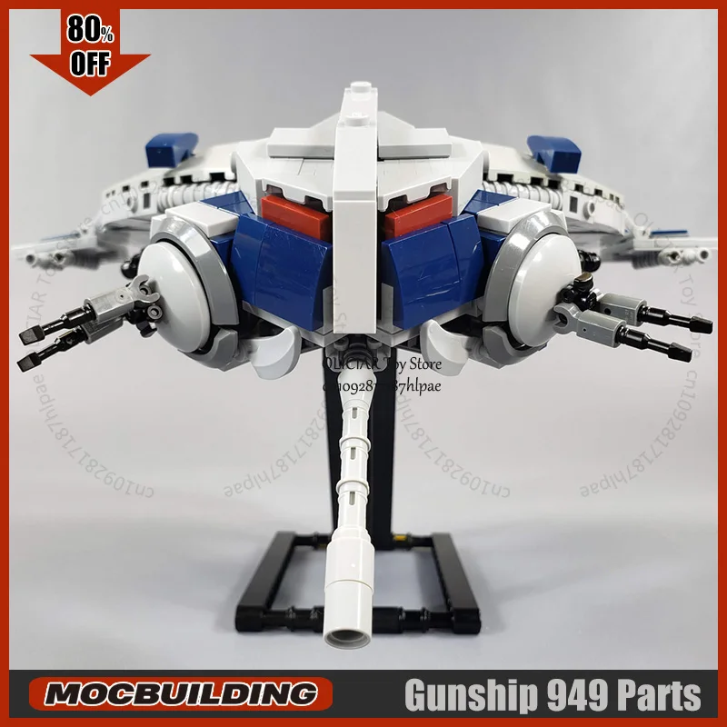 Space Movie MOC Droid Gunship Star Battle Model Building Blocks Construction DIY Creative Toys Technology Bricks Gifts Birthday view 2