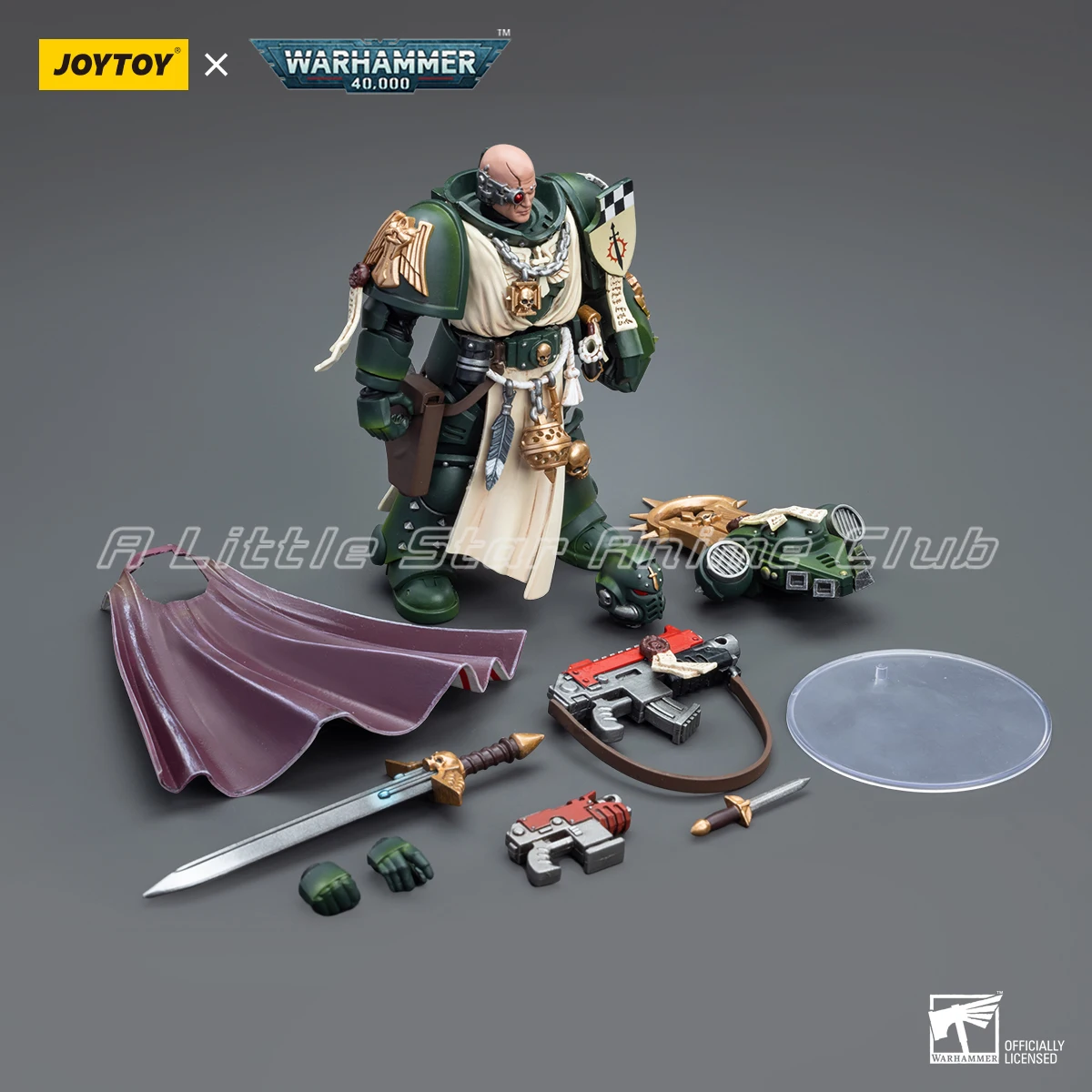 

JOYTOY 1/18 Action Figure Warhammer 40000 Dark Angels Master with Power Fist Model Collection
