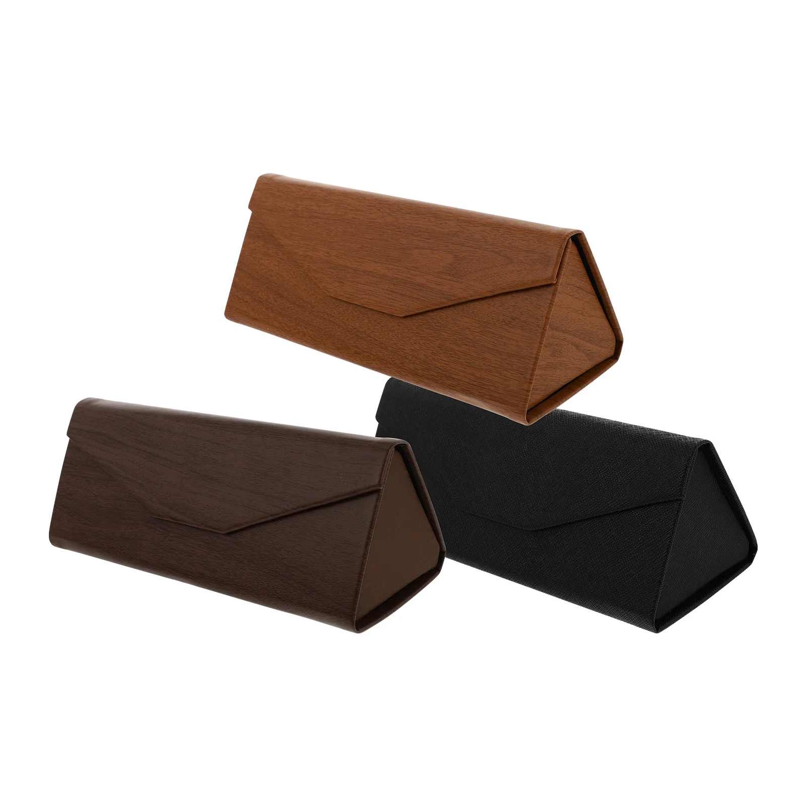 

3Pcs Travel Friendly Glasses Case Eyeglass Storage Box Durable Spectacle Holder Assorted Color Lightweight Design