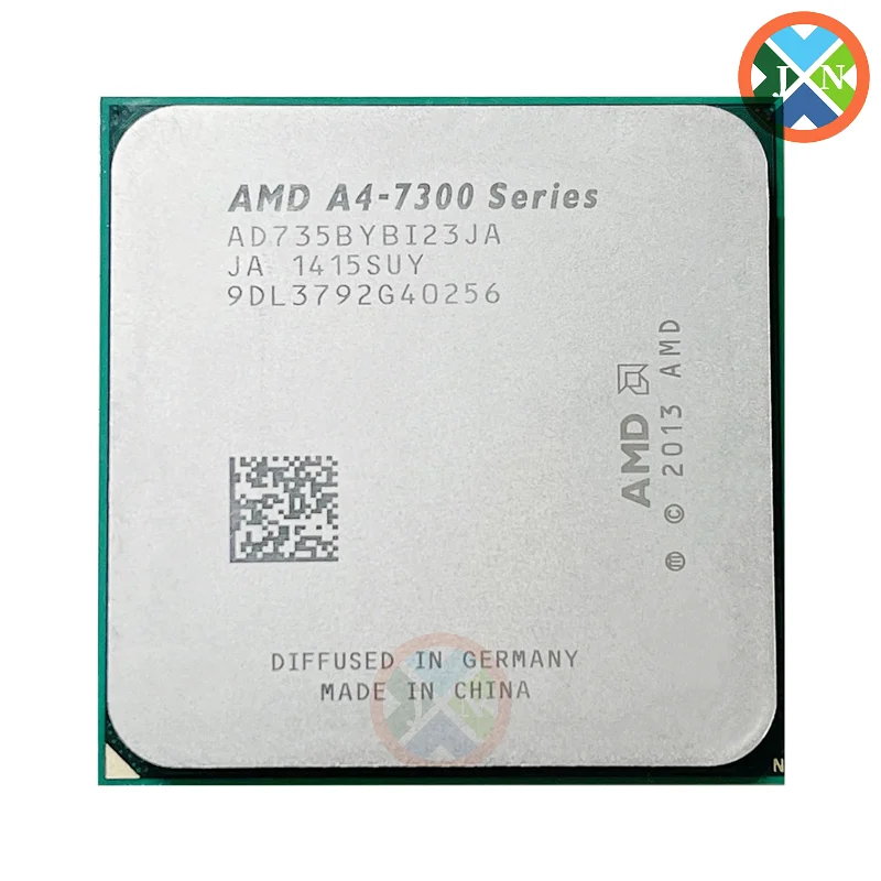 

AMD A4-Series A4 7350B 7300 7350 3.4 GHz Qual-Core CPU Processor AD735BYBI23JA Socket FM2+