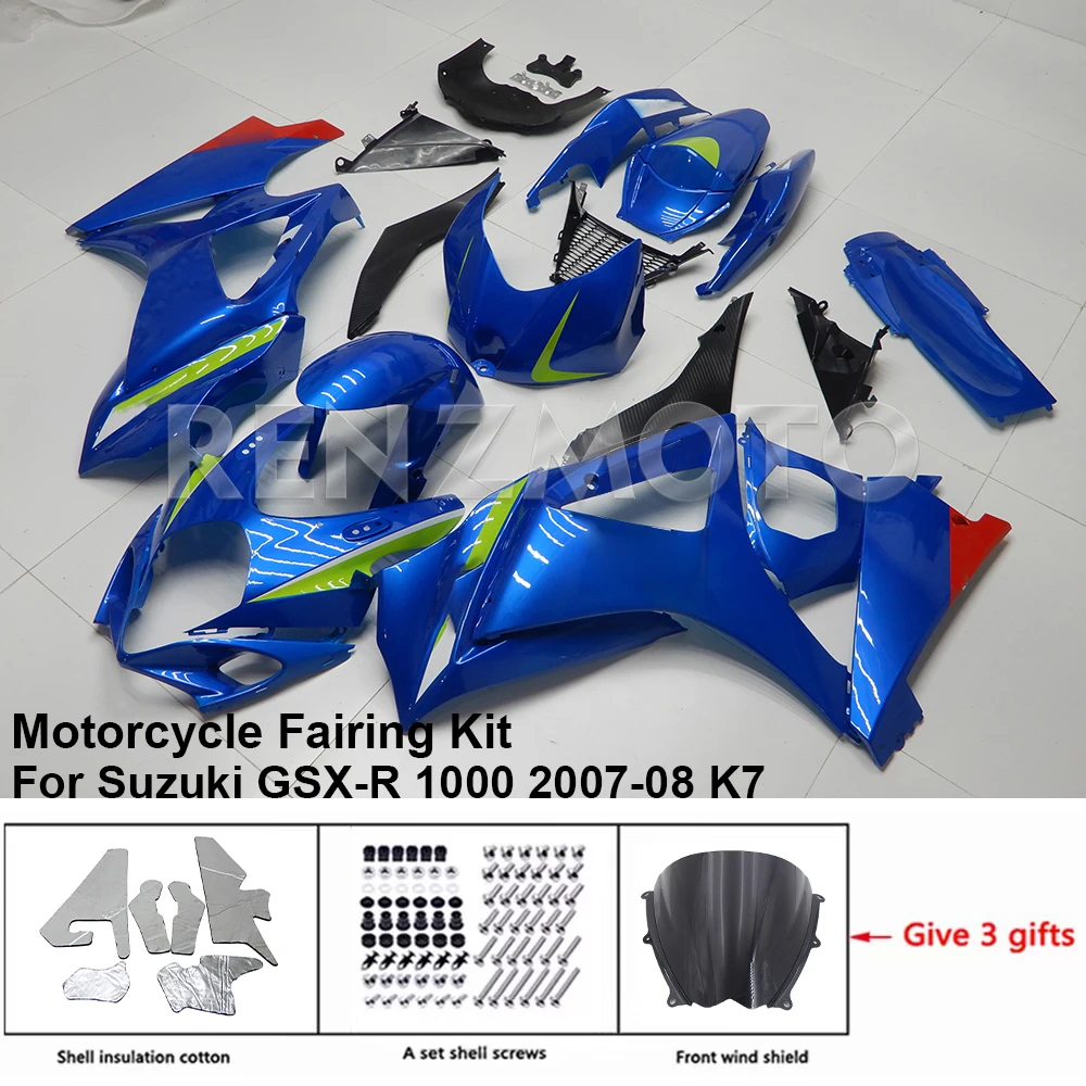 

Motorcycle Fairing Set Body Kit Plastic For Suzuki GSXR GSX-R 1000 2007-08 K7 Accessories Injection Bodywork S1007-127a