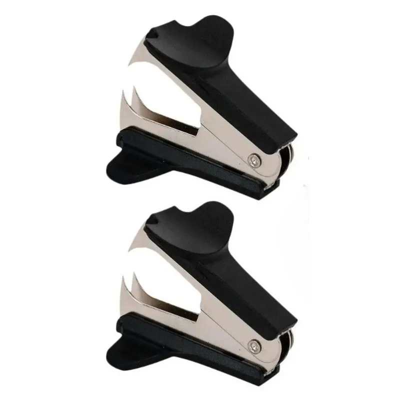 

2 Pcs Heavy Duty Staple Remover Plastic Quiet Use Office Classroom Easy ed Puller Removal Tool Universal Desktop
