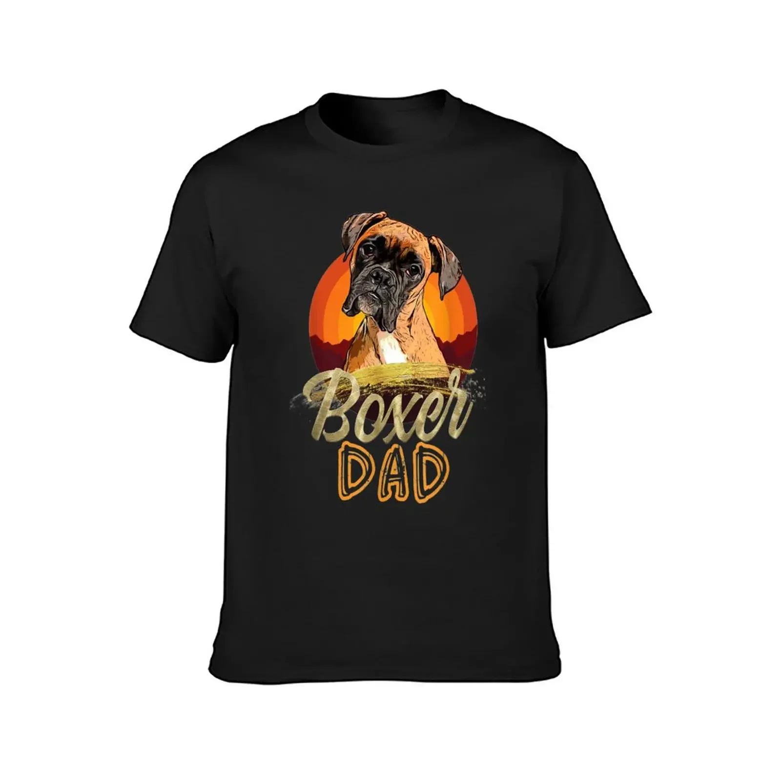 Gift For Boxer Lover Boxer Dad T-shirt graphics plus size tops quick drying mens champion t shirts